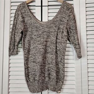 Roxy • Brown and Cream Sweater